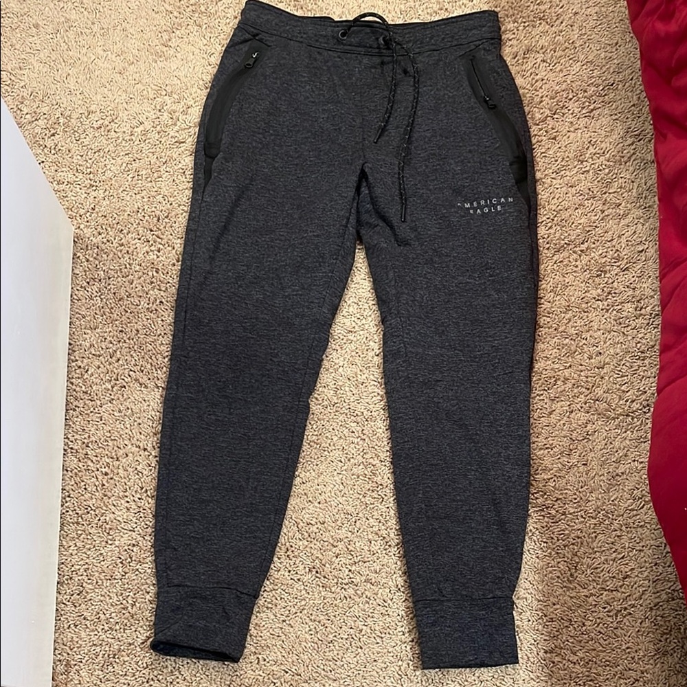 American Eagle Outfitters Men's Dark Gray Jogger Pants